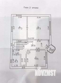 Коттедж 186м², 2-этажный, участок 6 сот.