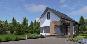 Дом 110м², 2-этажный, участок 6 сот.