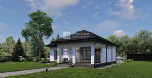 Дом 114м², 1-этажный, участок 6 сот.  