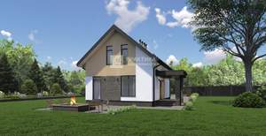 Дом 130м², 2-этажный, участок 6 сот.  