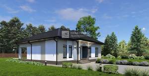 Дом 114м², 1-этажный, участок 6 сот.  