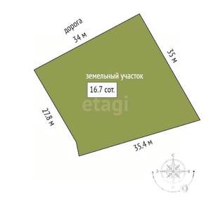 Дом 257м&sup2;, 3-этажный, участок 17 сот.  