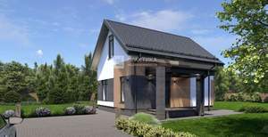 Дом 110м², 2-этажный, участок 6 сот.  