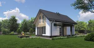 Дом 130м², 2-этажный, участок 6 сот.  