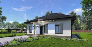 Дом 114м², 1-этажный, участок 6 сот.  