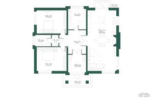 Дом 155м&sup2;, 1-этажный, участок 8 сот.  