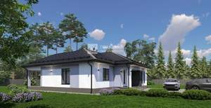 Дом 144м², 1-этажный, участок 6 сот.  