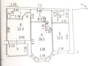 2-к квартира, вторичка, 60м2, 4/10 этаж