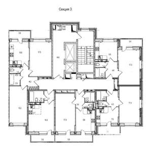 Студия квартира, сданный дом, 37м2, 2/17 этаж