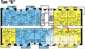 1-к квартира, вторичка, 43м2, 3/17 этаж