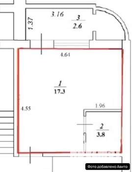 Студия квартира, вторичка, 18м2, 1/11 этаж