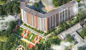 1-к квартира, сданный дом, 38м2, 17/17 этаж