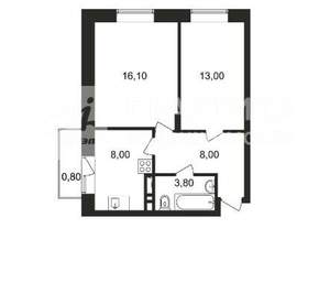 2-к квартира, вторичка, 49м2, 7/9 этаж